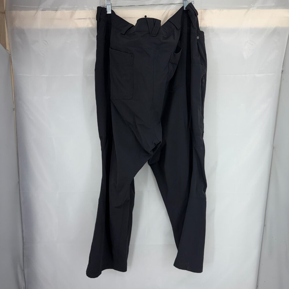 Duluth Trading Women 26W Flexpedition Pants Bootcut Solid Black Multiple Pockets - Picture 3 of 11